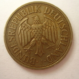 Германия. ФРГ 1 марки 1964 года.J, фото №4