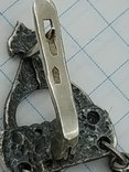 Серебряные серьги и браслет, фото №11