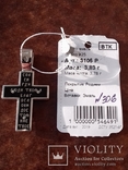 Крестик с эмалями,925пр., фото №3