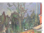 Резник Н. Лесной пейзаж 1982. Картина маслом 50 х 80 см. (2127), фото №5