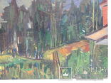 Резник Н. Лесной пейзаж 1982. Картина маслом 50 х 80 см. (2127), фото №6