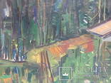 Резник Н. Лесной пейзаж 1982. Картина маслом 50 х 80 см. (2127), фото №9