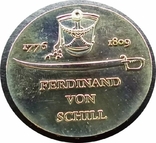 Германия - ГДР 5 марок, 1976 200 лет со дня рождения Фердинанда фон Шилля,Н24, фото №3