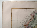1787 Орлеан Берри Турейн Франция (большая карта 47х32 Верже) СерияАнтик, фото №4