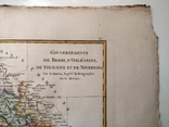 1787 Орлеан Берри Турейн Франция (большая карта 47х32 Верже) СерияАнтик, фото №6