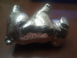 Miniature French Bulldog silver plated electroplated electroplating TEKFORM silver 925 pr, photo number 9