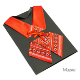 Крос-галстук з вишивкою Мавка, фото №4