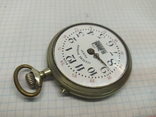Часы карманные с паровозом System Roskopf Patent. Диаметр 63мм, фото №4