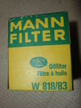 MANN-FILTER W818/83 Масляный фильтр HONDA HYUNDAI ISUZU MAZDA MITSUBISHI OPEL ROVER, numer zdjęcia 3
