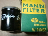 MANN-FILTER W818/83 Масляный фильтр HONDA HYUNDAI ISUZU MAZDA MITSUBISHI OPEL ROVER, numer zdjęcia 2