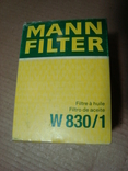 MANN-FILTER W 830/1 Масляный фильтр FORD SEAT VOLKSWAGEN, фото №3