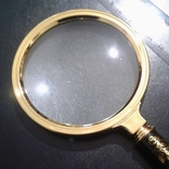 Лупа новая, диаметр 90 мм. , ручка "золотой дракон", фото №3