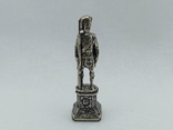 Коллекционная миниатюрная фигурка серебро 800, фото №2