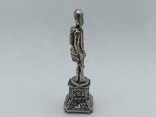 Коллекционная миниатюрная фигурка серебро 800, фото №3