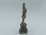Коллекционная миниатюрная фигурка серебро 800, фото №5