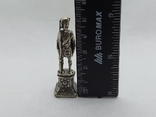 Коллекционная миниатюрная фигурка серебро 800, фото №6