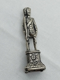 Коллекционная миниатюрная фигурка серебро 800, фото №8