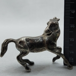 (5) Коллекционная миниатюрная фигурка серебро 800 Конь, фото №7