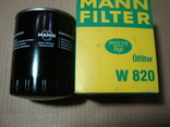 MANN-FILTER W 820 Масляный фильтр CITROEN PEUGEOT, фото №2