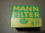 MANN-FILTER W 77 Масляный фильтр FIAT RENAULT, photo number 2