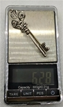 Брошь Антикварная Викторианской Эпохи Ключ Серебро, фото №7