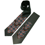 Вишита краватка з льону №679, фото №2