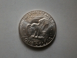 США 1 доллар 1973 S Эйзенхауэр / серебро, фото №5