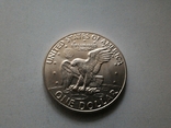 США 1 доллар 1974 S Эйзенхауэр / серебро, фото №5