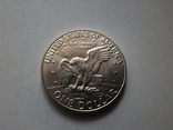 США 1 доллар 1974 S Эйзенхауэр / серебро, фото №7