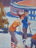 V.Knyshevsky "Vacation", oil on canvas 45 * 50cm, photo number 4