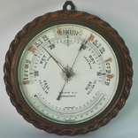 34.5см Английский барометр с термометром XIX века, фото №2