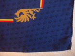 Платок синий BG Германия, натуральный шелк, фото №3
