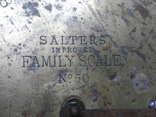 Старинные английские весы Salter фунтовые чугун, фото №11