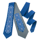 Вишита краватка з льону №929, фото №2