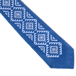 Вишита краватка з льону №929, numer zdjęcia 4