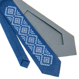 Вишита краватка з льону №929, фото №5