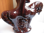 Статуэтка "Козак на коне"обливная керамика, фото №12