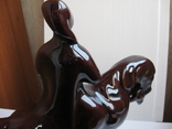 Статуэтка "Козак на коне"обливная керамика, фото №13