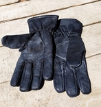 Новые кожаные армейские перчатки охотника, с утеплителем, фото №3