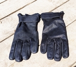 Новые кожаные армейские перчатки охотника, с утеплителем, фото №5