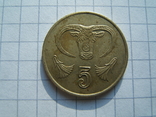 Кипр 5 центов 1990 г. KM#55.2, фото №2