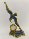 Часы бронза будильник "Чайка" арт. 0434, фото №2