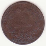 Франция 5 сантимов, 1881 (лот 244), фото №3