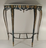 Бронзовый стол с мрамором арт. 0925, фото №7