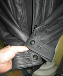 Большая кожаная мужская куртка Barisal. 60/62р.  Лот 969, фото №4
