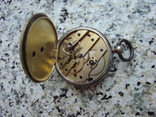 Карманные часы Швейцария 1880 г. серебро, фото №5