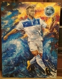 Picture autographed by the football player Dynamo-Kyiv, 120x90, Andriy Yarmolenko. The Birth of a Legend, photo number 3