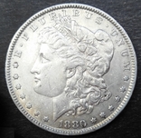 1 Доллар 1880 год. Морган. Серебро., фото №4