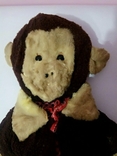  Антикварная обезьяна в одежде игрушка СССР, фото №7