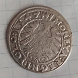 1 грош 1547 года Королевство Польша.Сигизмунд1 Старый, фото №2